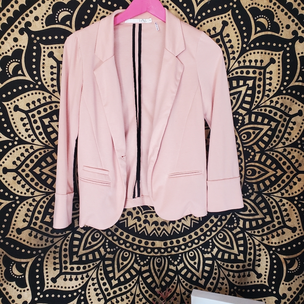 Pink Sweater Blazer